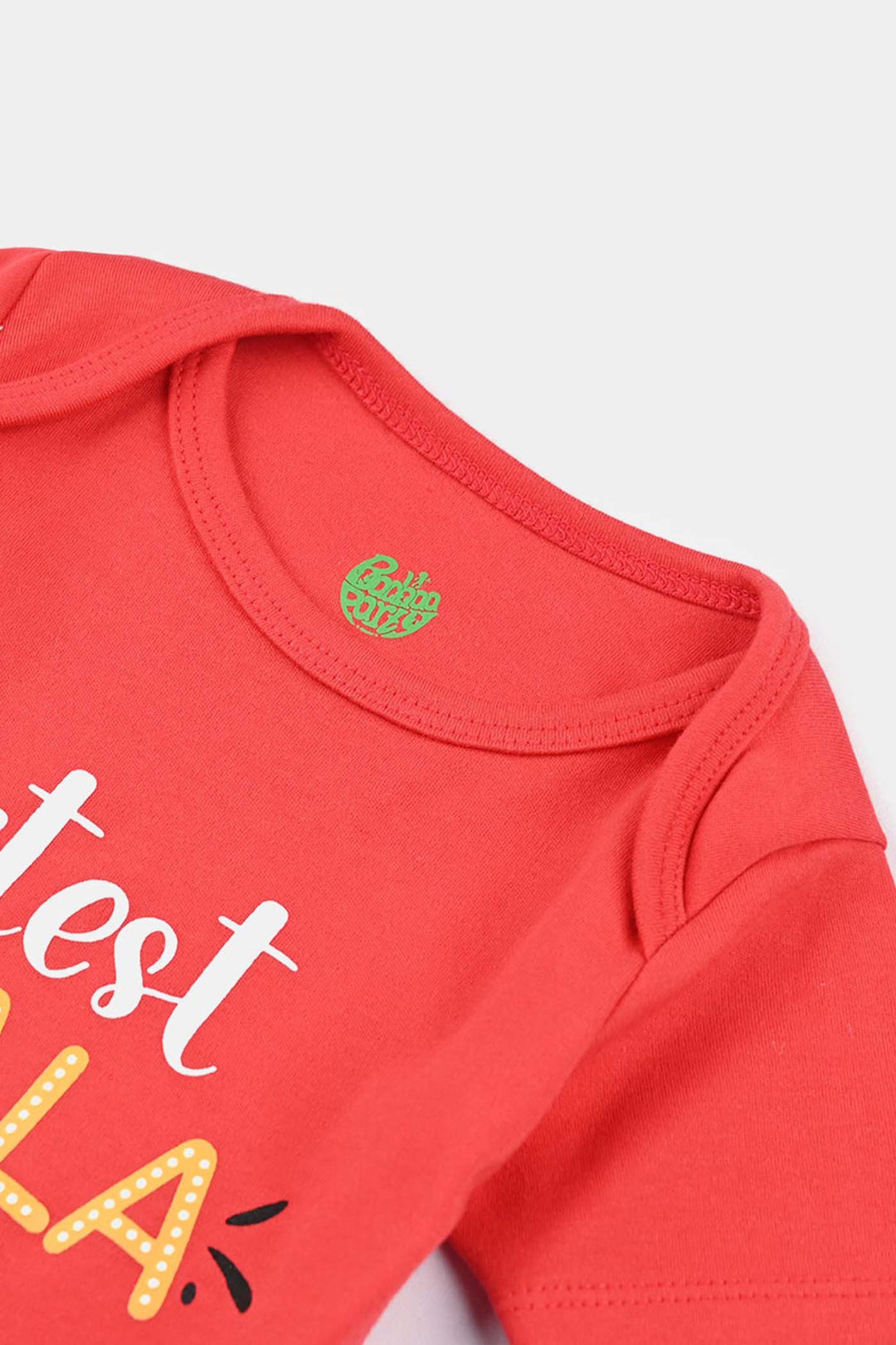 Infant Unisex Cotton Interlock Romper Cutest Khala Ever