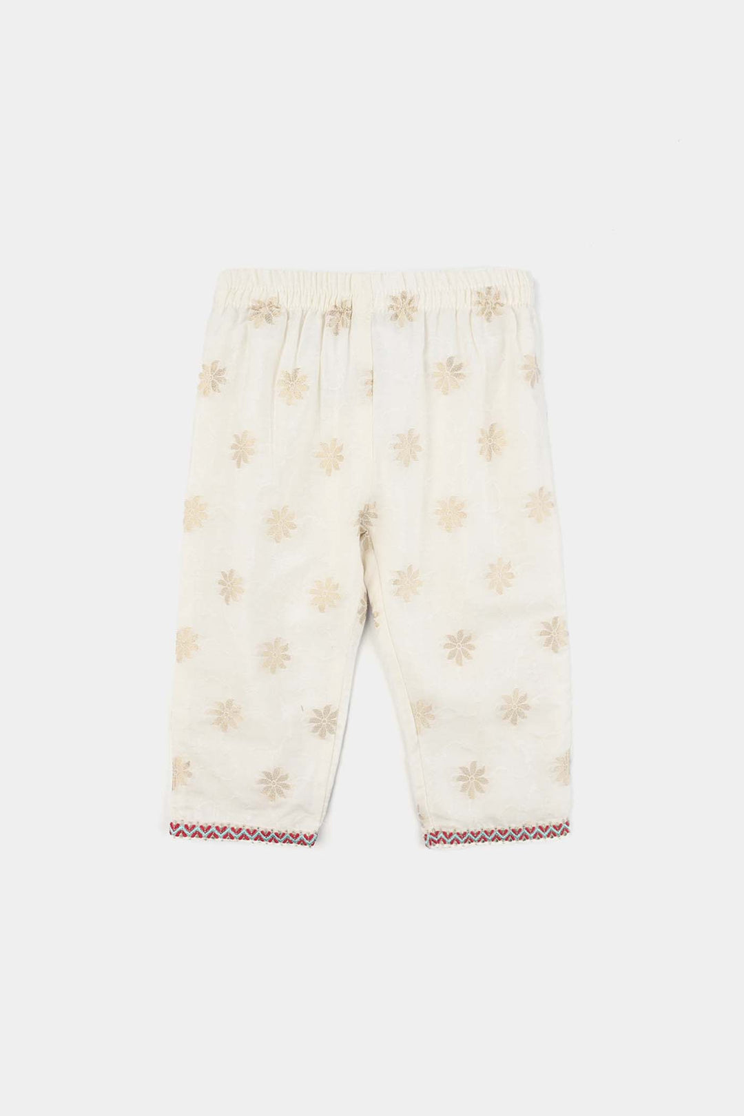 Infant Girls Jacquard 2Pcs Grace-White