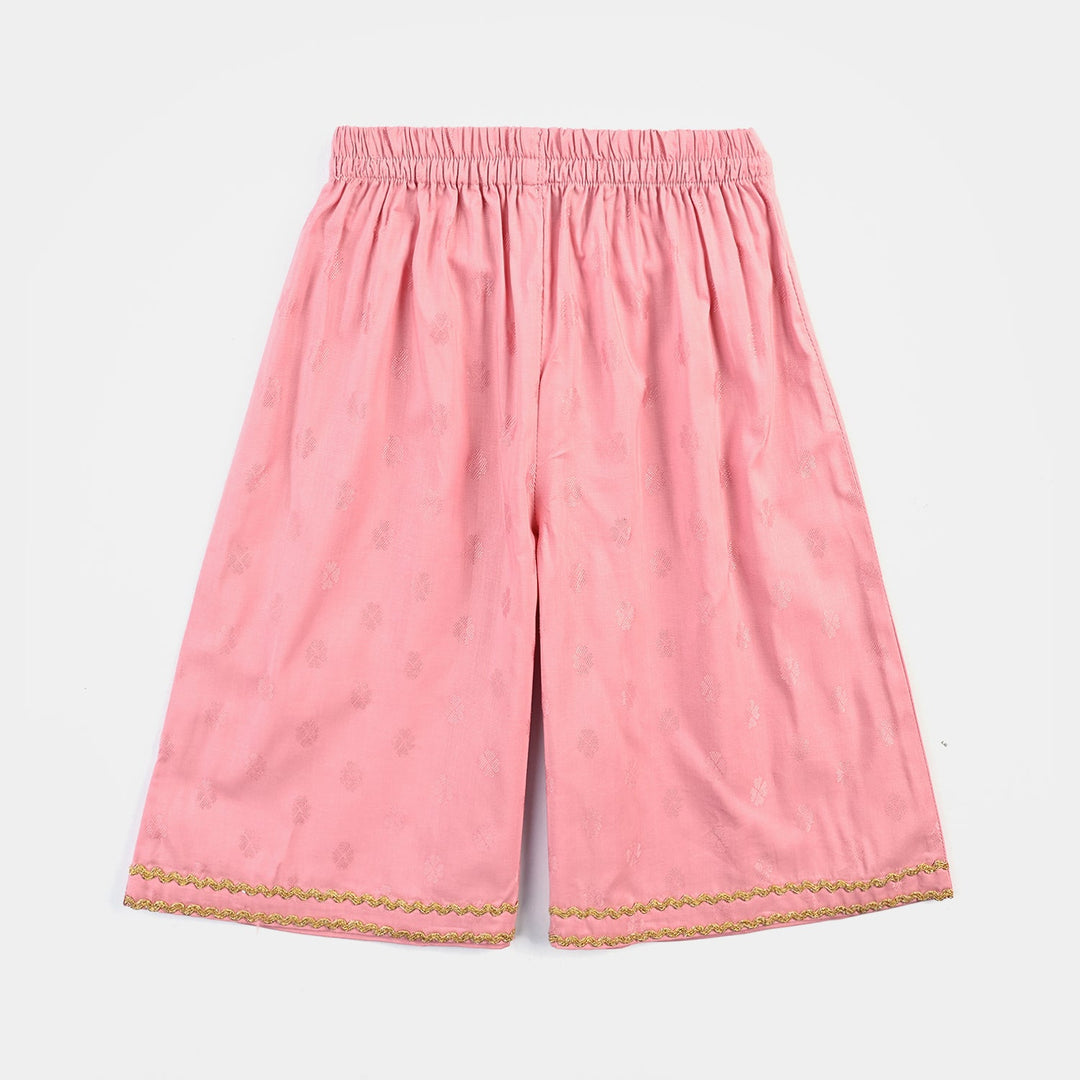 Infant Girls Cotton 3Pcs Suit Nayaab-Pink