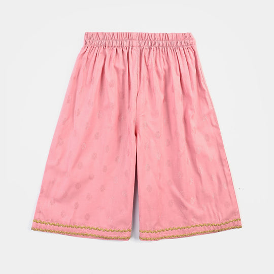 Infant Girls Cotton 3Pcs Suit Nayaab-Pink