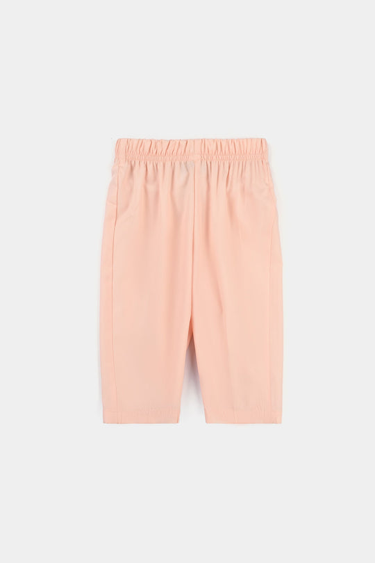 Infant Boys Poly Viscose Shalwar Suit (Tribal)-L Peach