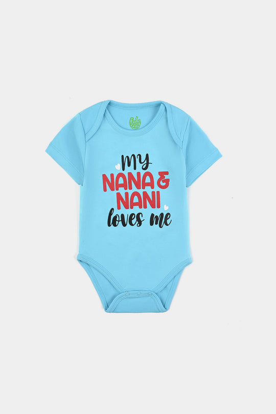 Infant Unisex Cotton Interlock Romper Nana And Nani