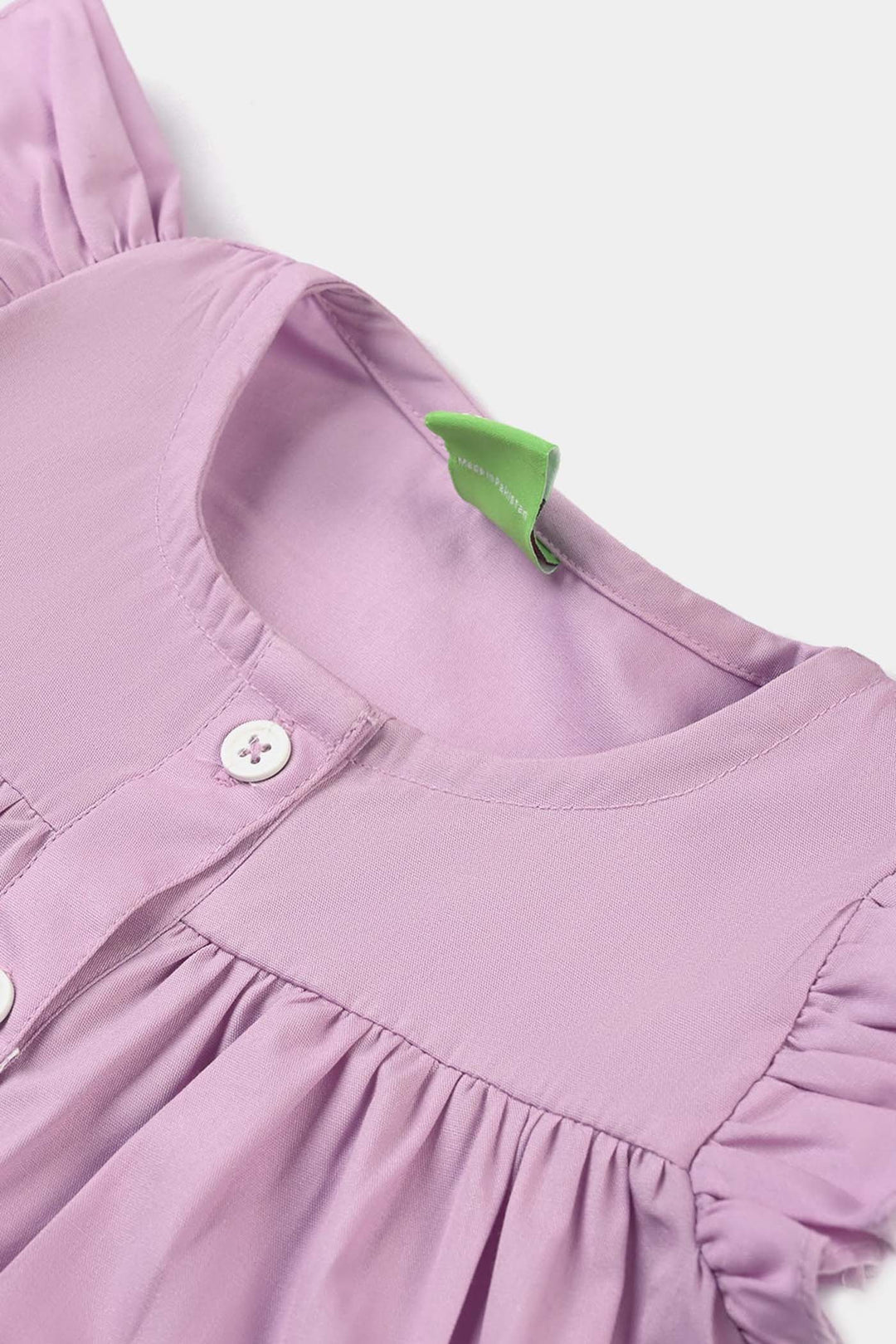 Infant Girls Cotton Emb Top Giraffe In the Garden