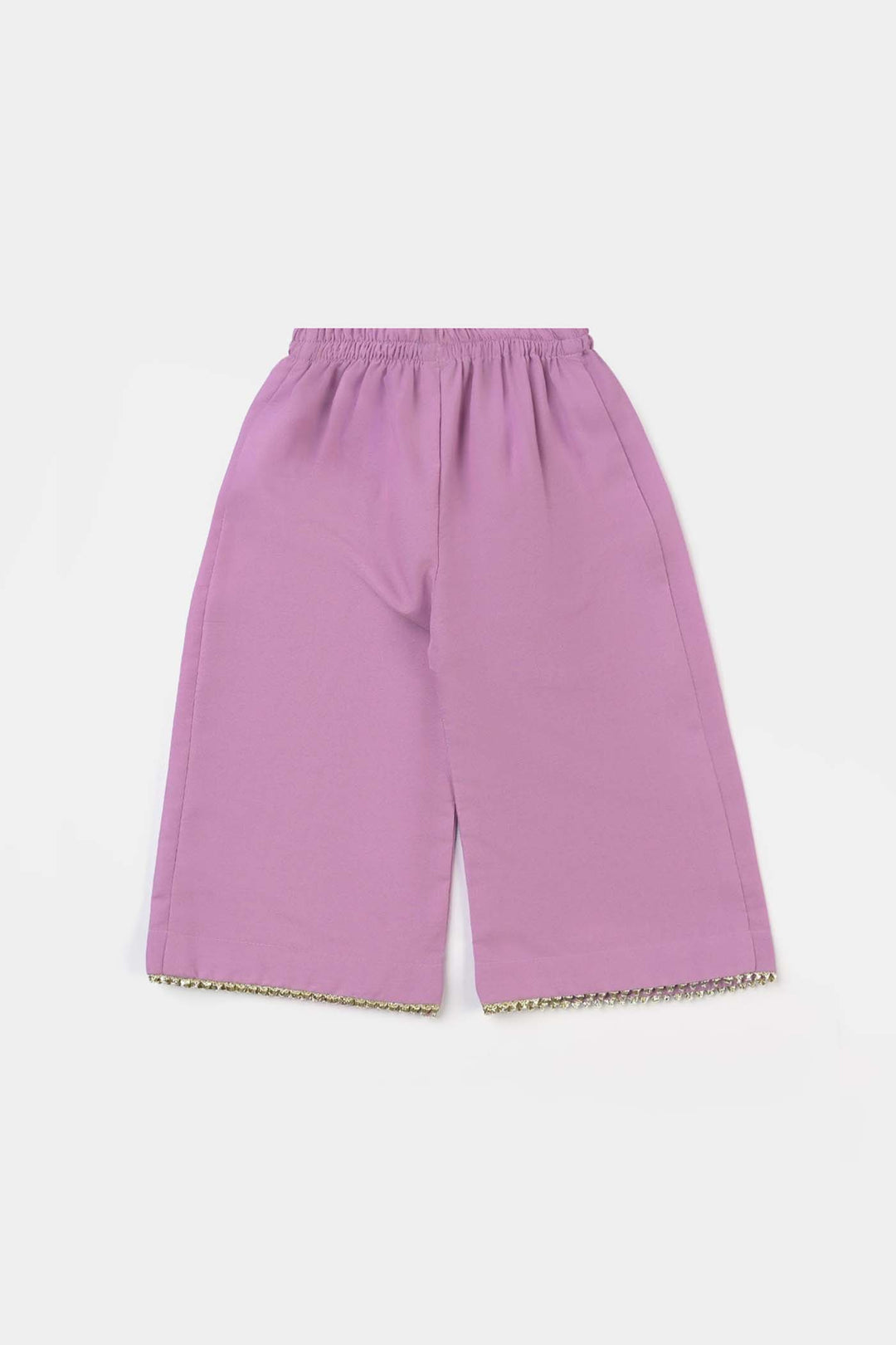 Infant Girls poly cambric Fancy 2Pcs Rani-Lylac