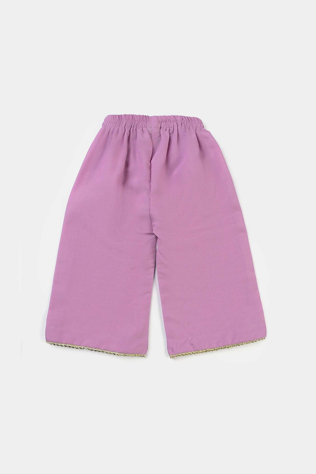 Infant Girls poly cambric Fancy 2Pcs Rani-Lylac