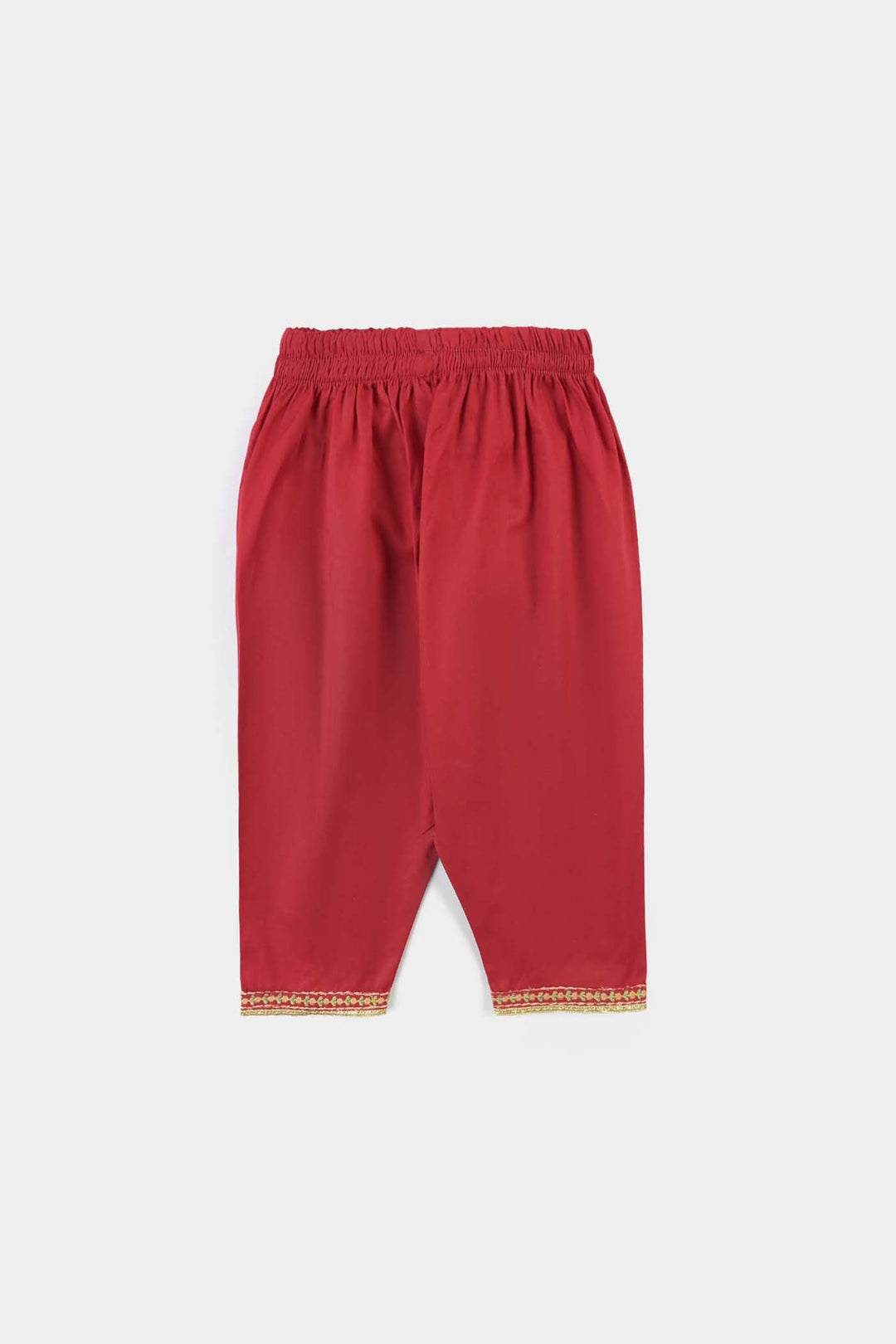 Infant Girls Cotton Poplin Emb 2Pcs Limelight-MAROON