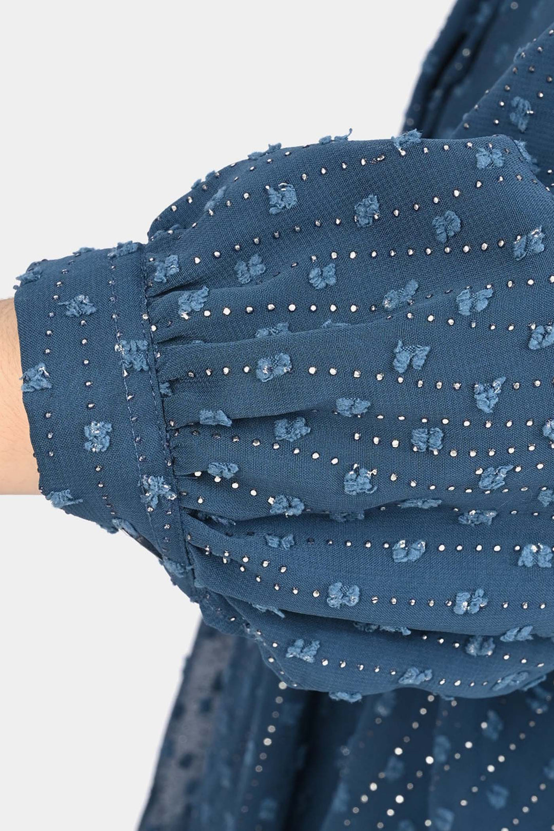 Girls Chiffon Casual Top Galaxy-Blue