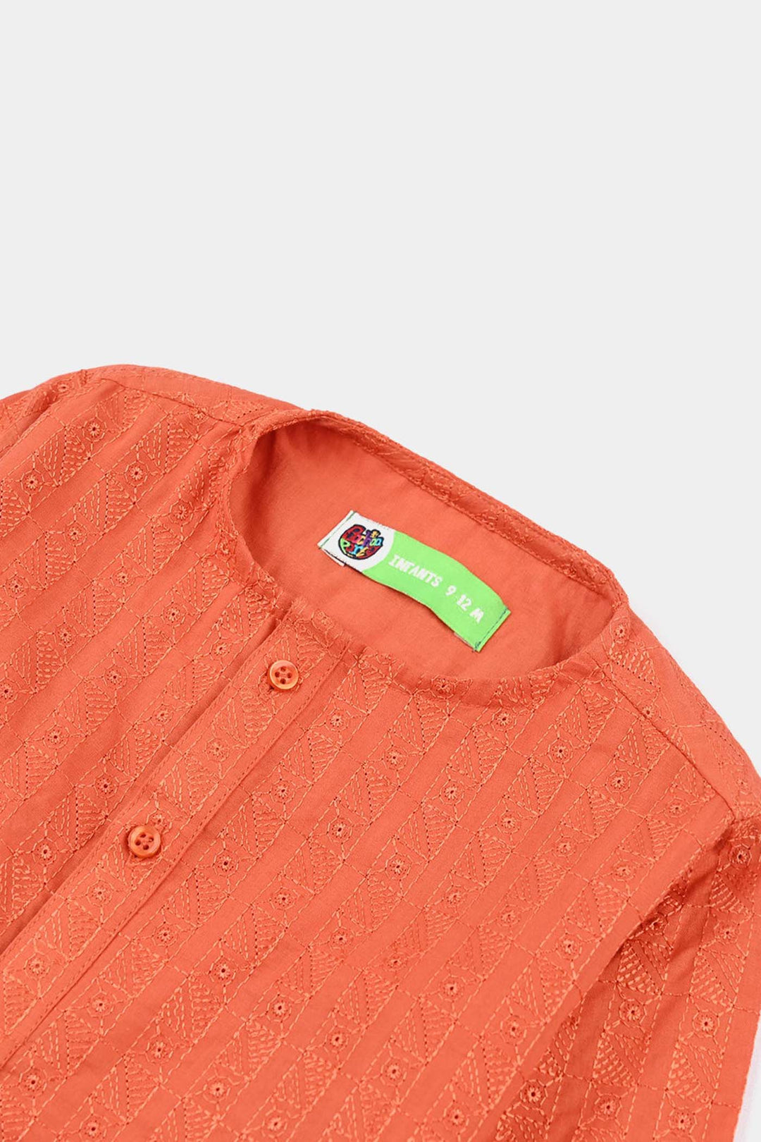 Infant Boys Cotton Basic Kurta (Chicken Kari)