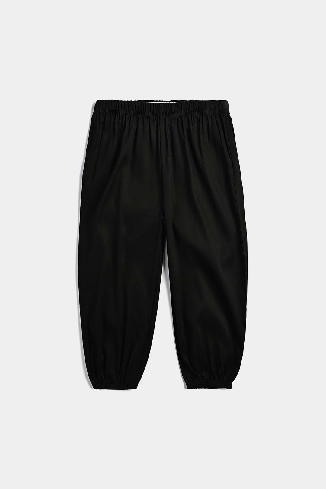 Girls Cotton Shalwar Loose Cut-BLACK