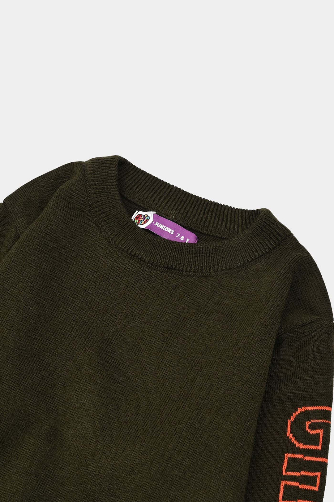 Boys Acrylic Sweater-Champion-GREEN