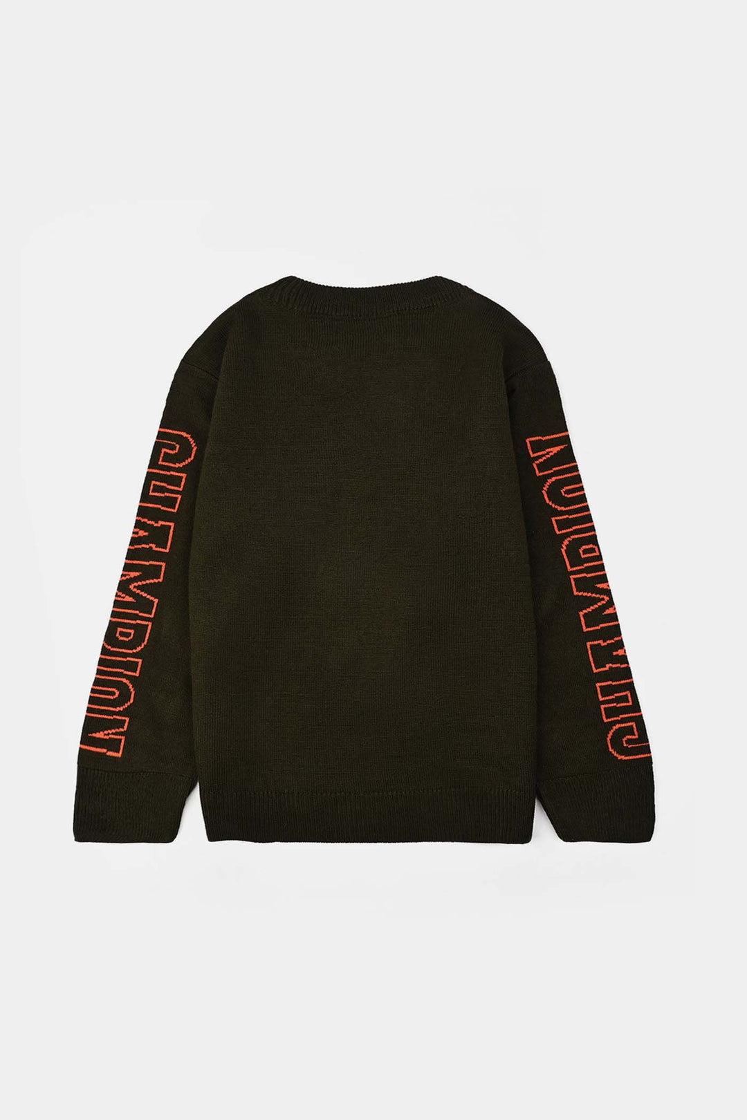 Boys Acrylic Sweater-Champion-GREEN