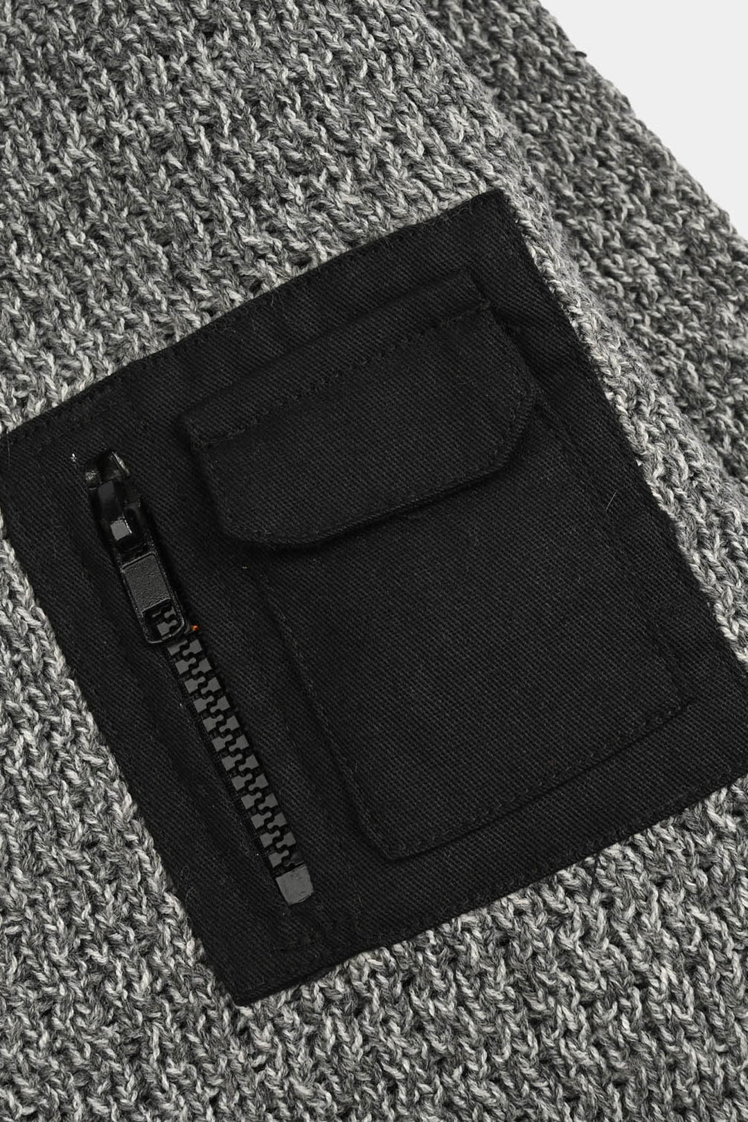 Boys Acrylic Sweater-Rules-GREY