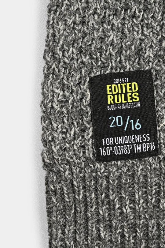 Boys Acrylic Sweater-Rules-GREY