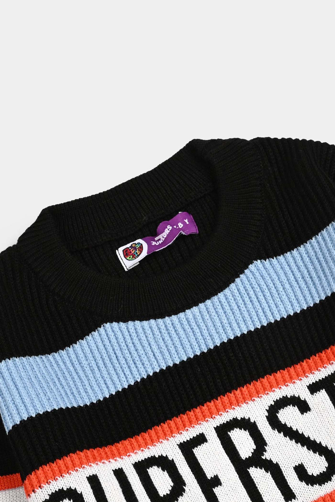 Boys Acrylic Sweater-Superstar-Multi