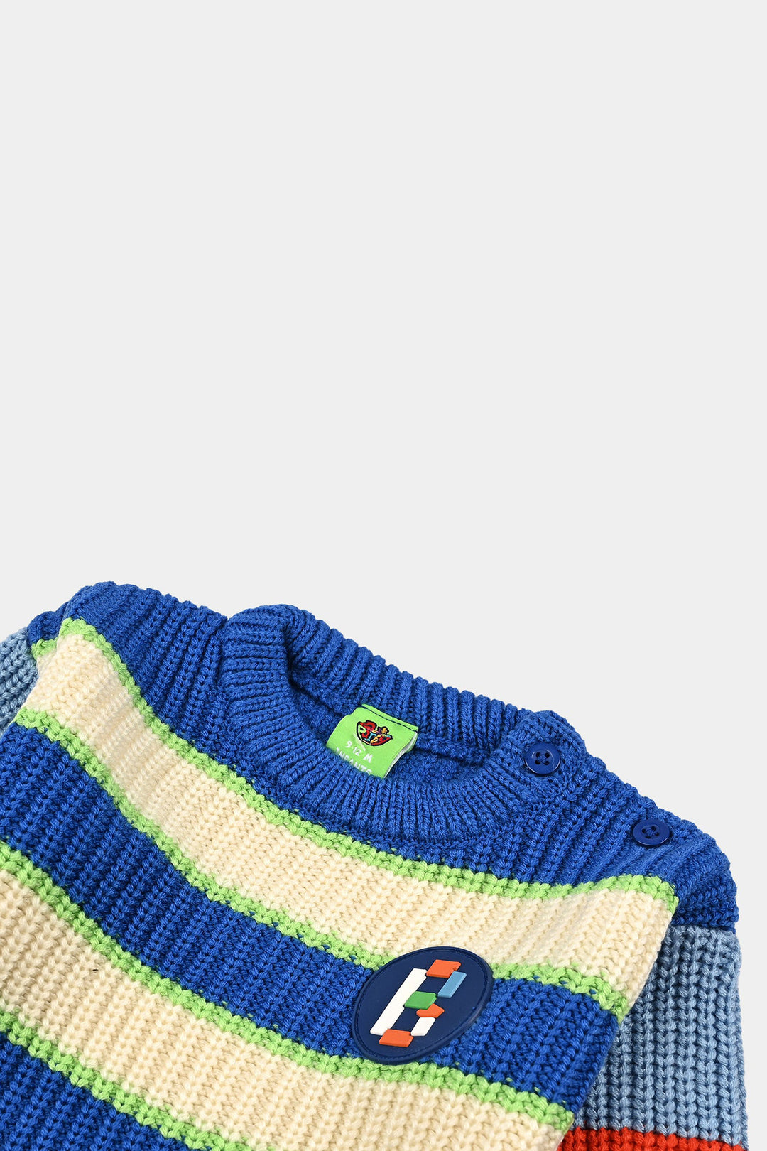 Infant Boys Acrylic Sweater-Best - Multi