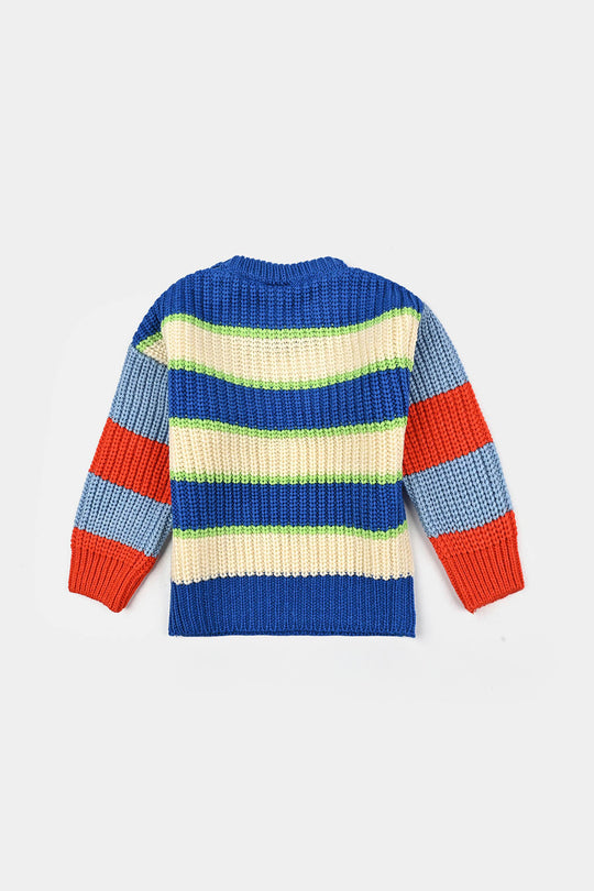 Infant Boys Acrylic Sweater-Best - Multi