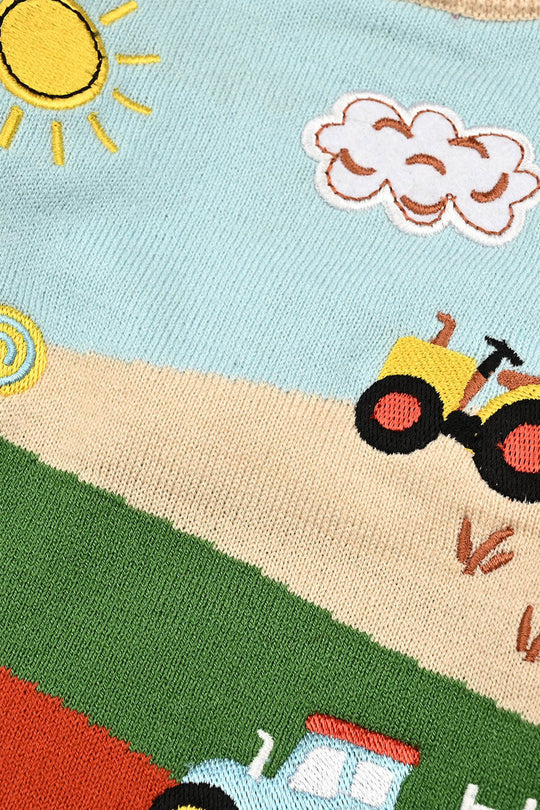 Infant Boys Acrylic Sweater-Elbrus-Multi