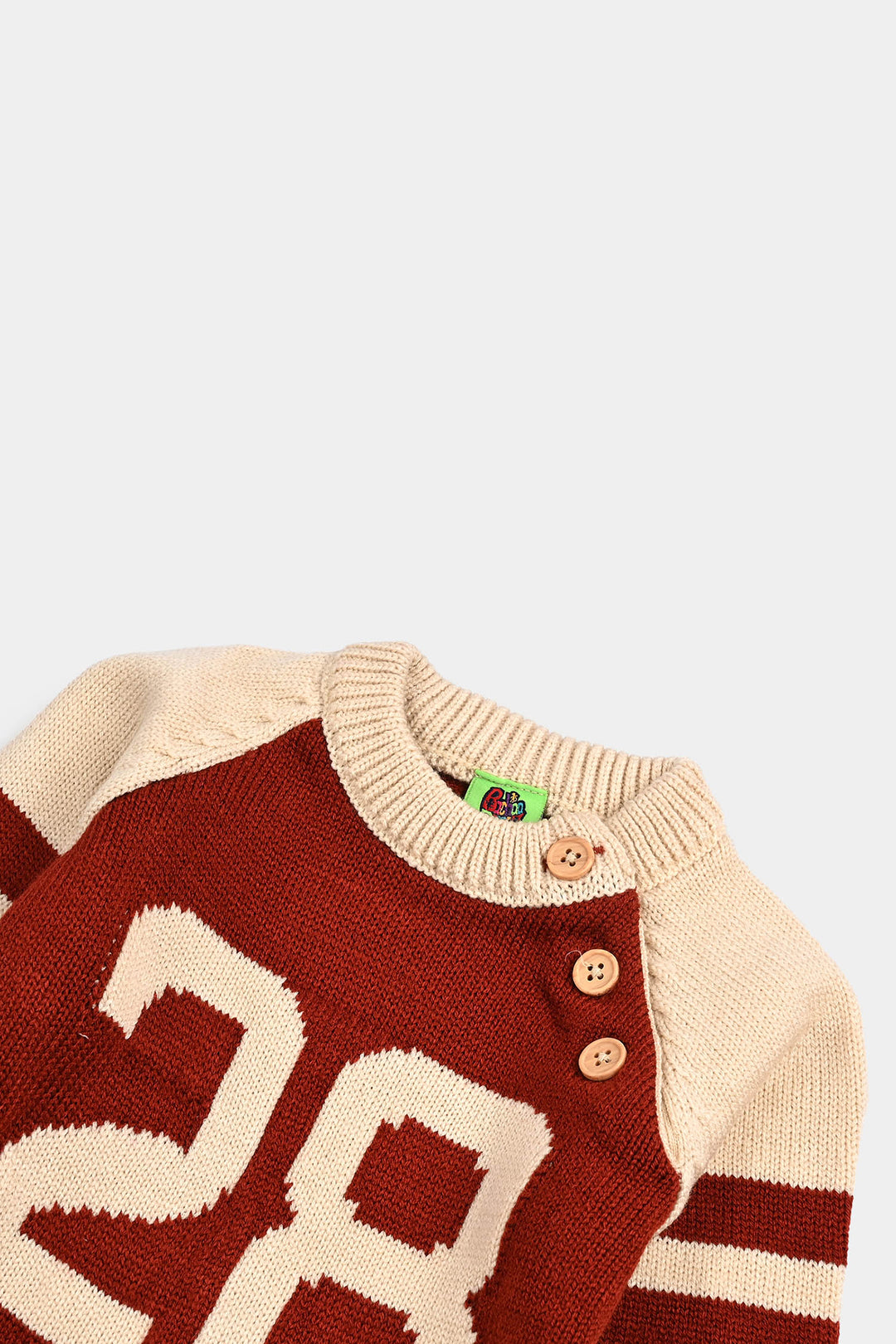 Infant Boys Acrylic Sweater-Twenty Eight - Rust