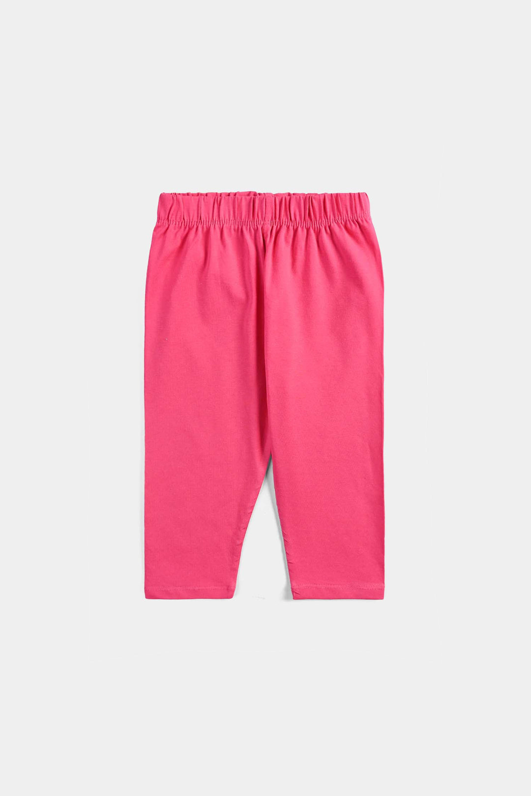 Infant Girls Jersey/Terry Tights - Pink