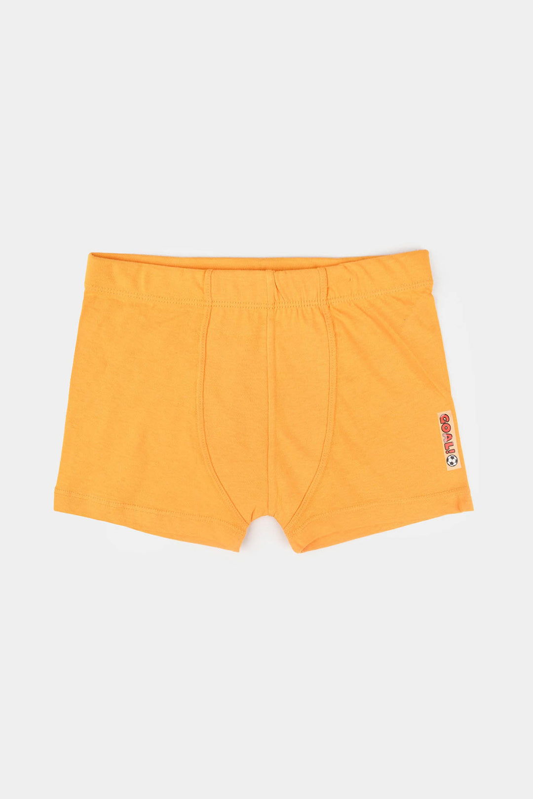 Boys Cotton Jersey Boxer Goal-Pack 0f 2-Citrus/Blue