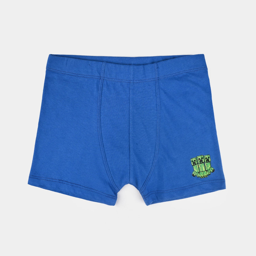 Boys Cotton Jersey Boxer-Pack 0f 2-Blue/Grey