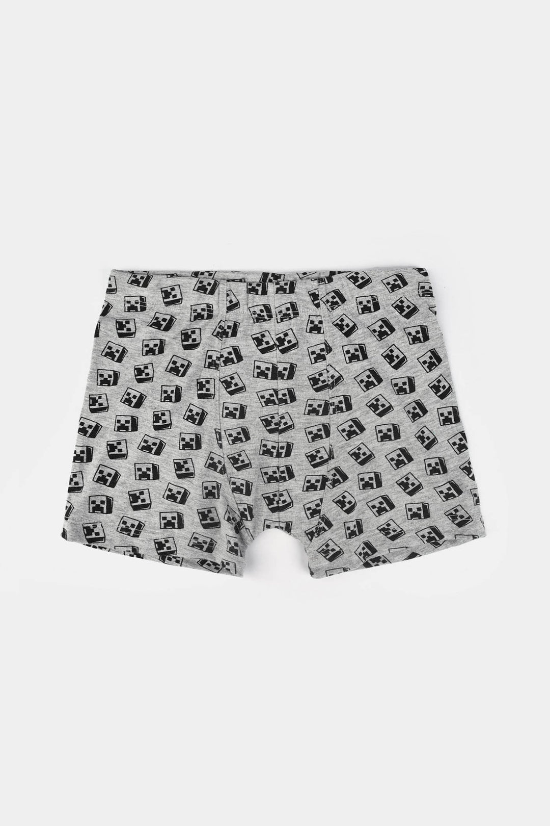 Boys Cotton Jersey Boxer-Pack 0f 2-Blue/Grey