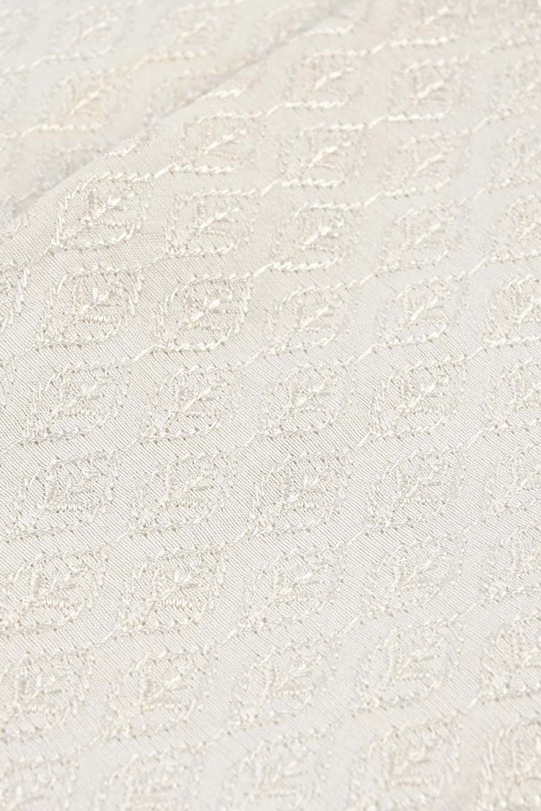 Infant Boys Poly Viscose Waistcoat (Monotone)-Off.White