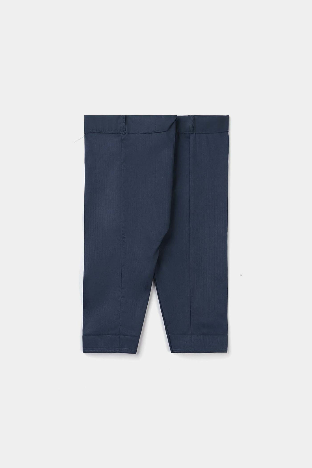 Infant Boys Poly Viscose Kurta Pajama Suit (Cut N Sew)-NAVY