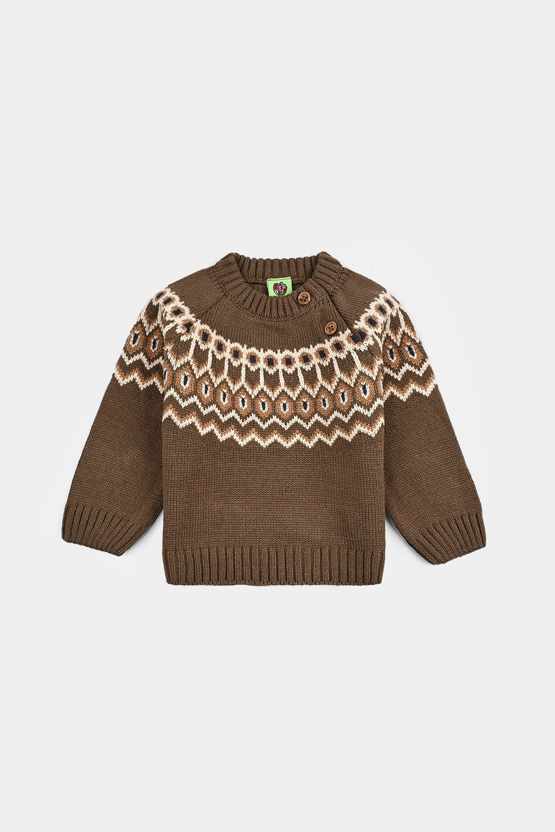 Infant Boys Acrylic Suit-Tribe - BROWN