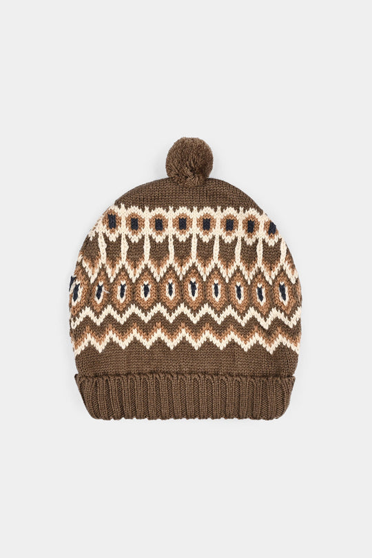 Infant Boys Acrylic Suit-Tribe - BROWN