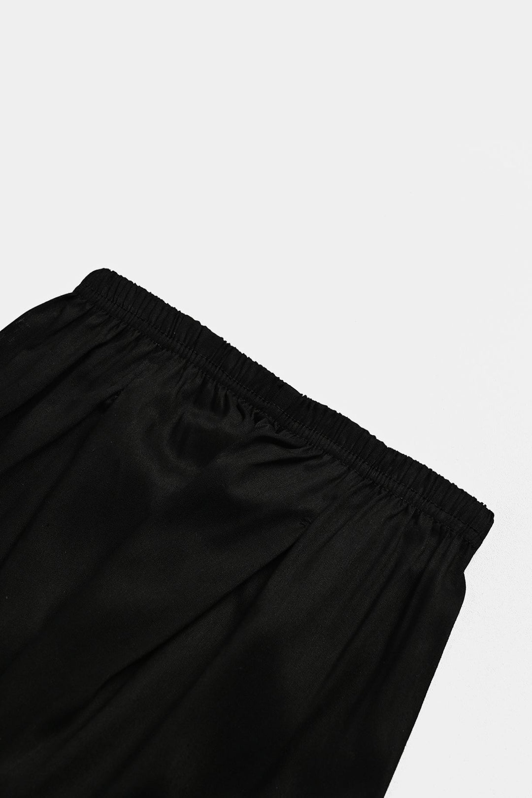 Infant Girls Cotton Shalwar lace-BLACK