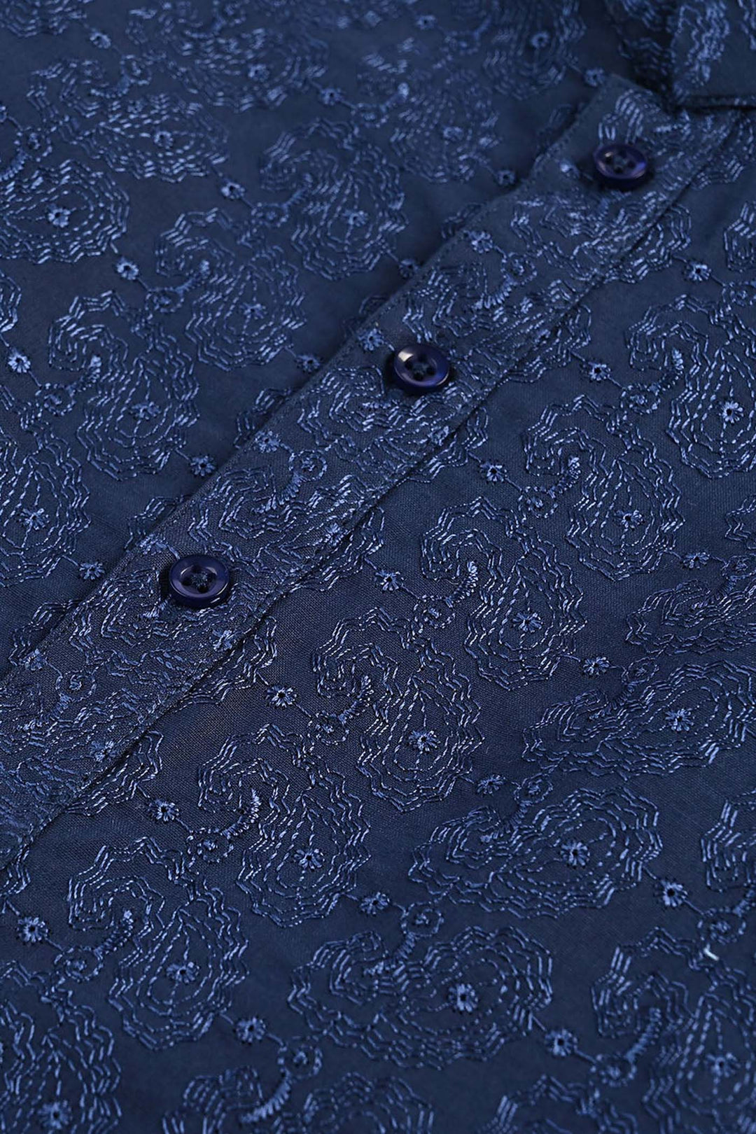 Boys Kurta (Chicken)-NAVY