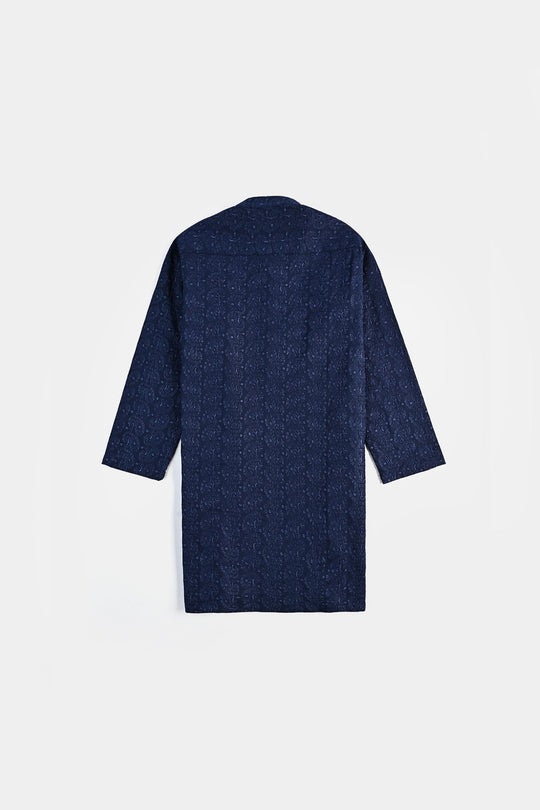 Boys Kurta (Chicken)-NAVY