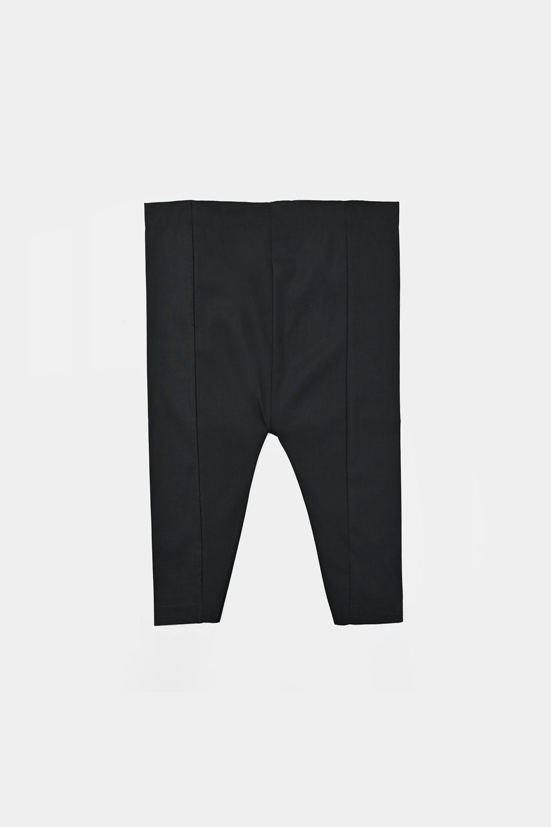 Infant Boys Poly Viscose kurta Shalwar Suit (Blended)-BLACK