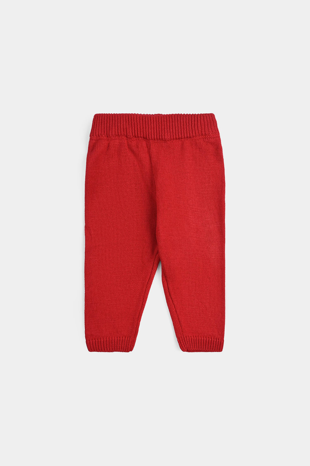 Infant Girls Acrylic Suit-Scarlet - RED