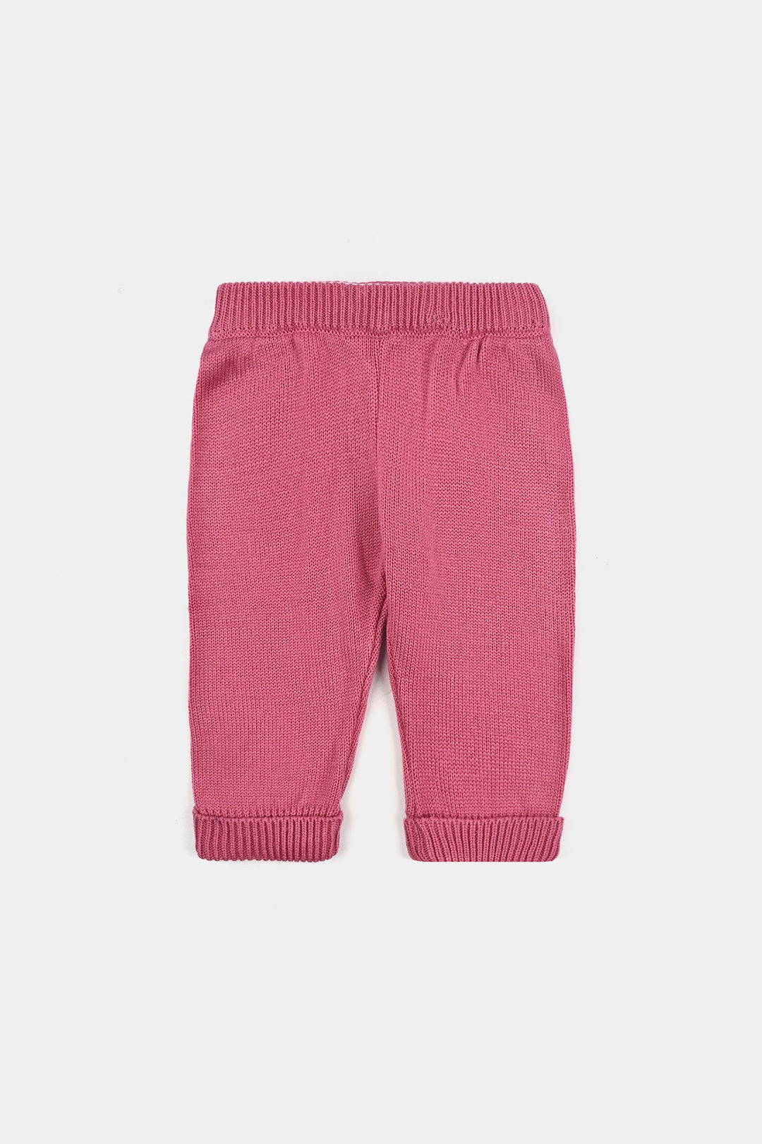 Infant Girls Acrylic Suit-Rose Pink - Rose Pink