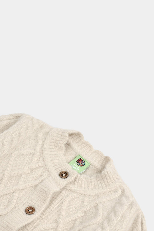 Infant Girls Acrylic-Crystal Feather Suit-Triangle - BEIGE