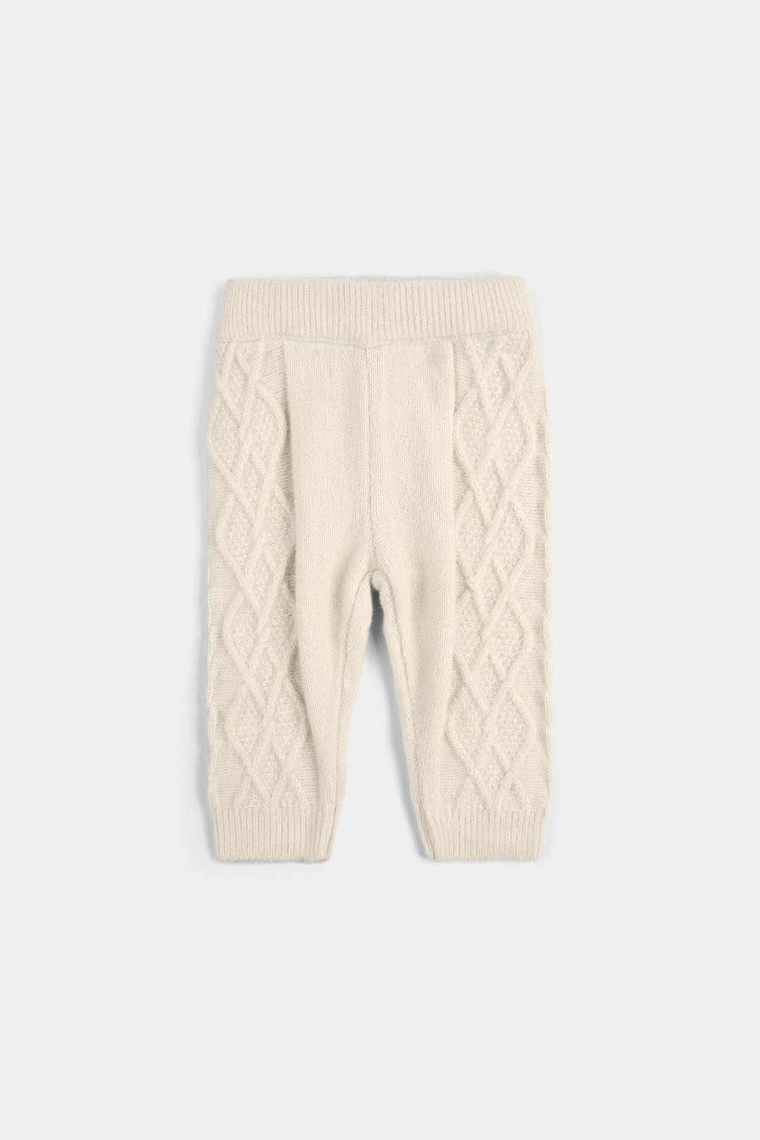 Infant Girls Acrylic-Crystal Feather Suit-Triangle - BEIGE