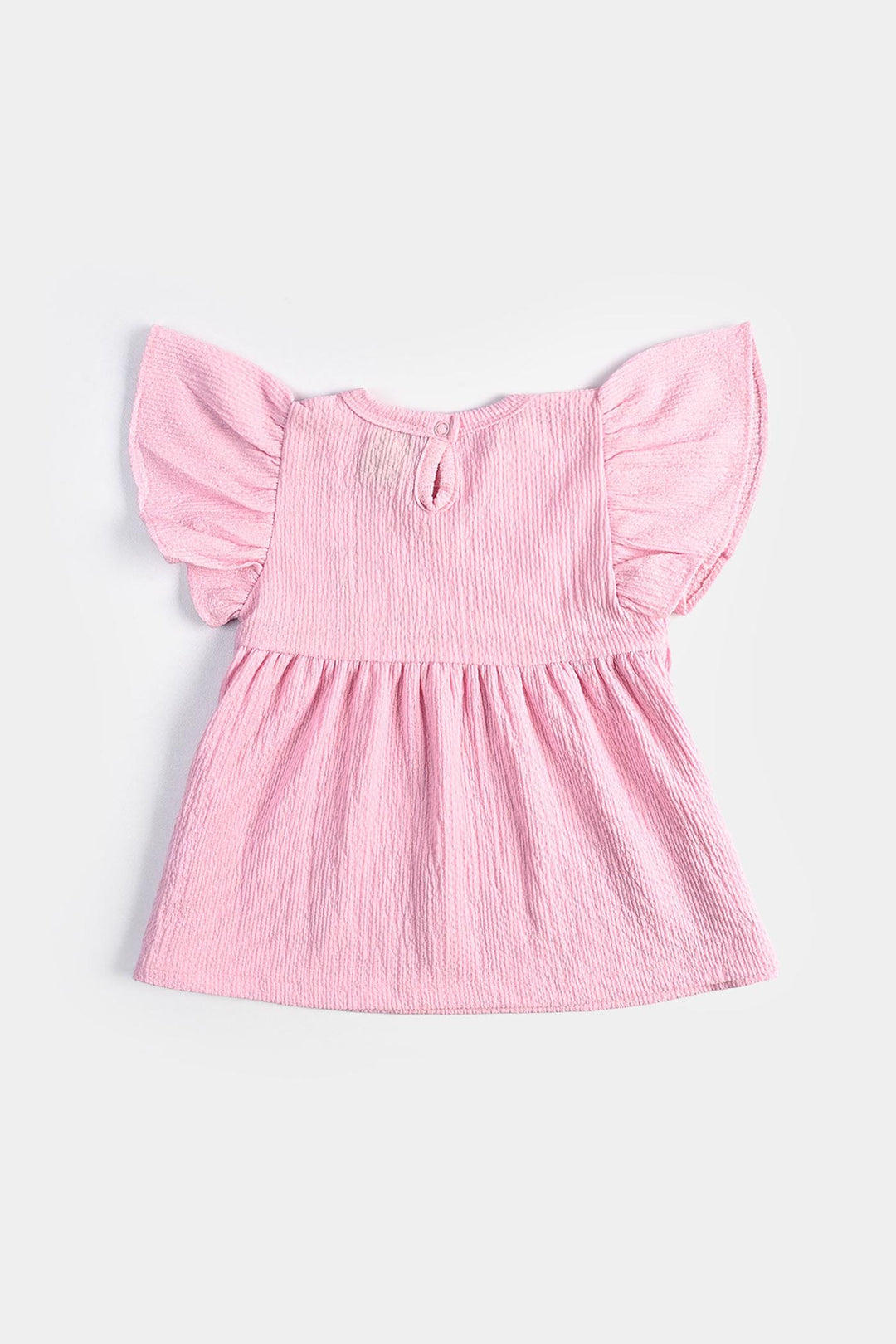 Infant Girls Poly Crinkle Hello Summer-Pink