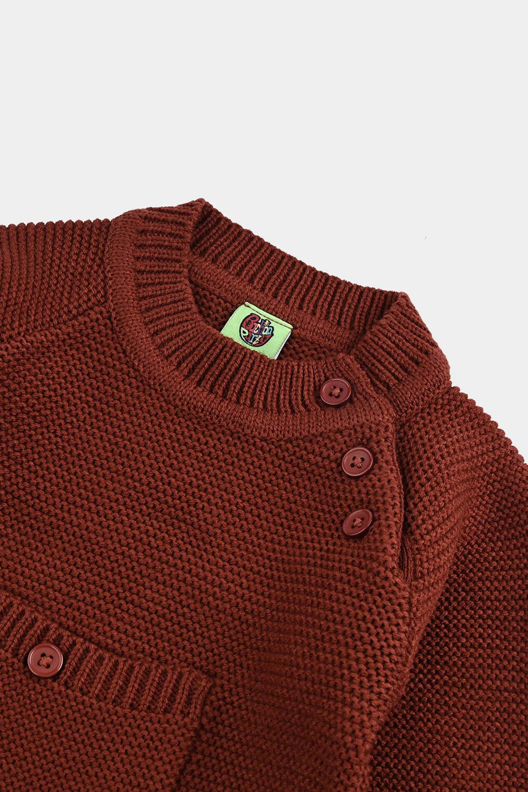 Infant Boys Acrylic Romper-Pocket-D.Rust