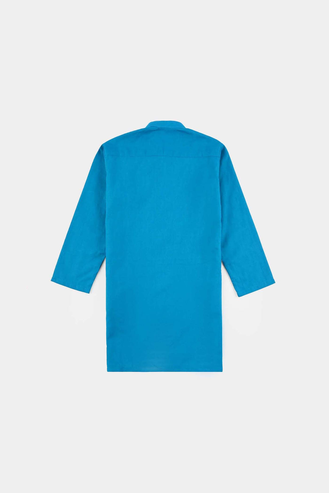 Boys Jacquard Printed Kurta (Self Print)-T.Green