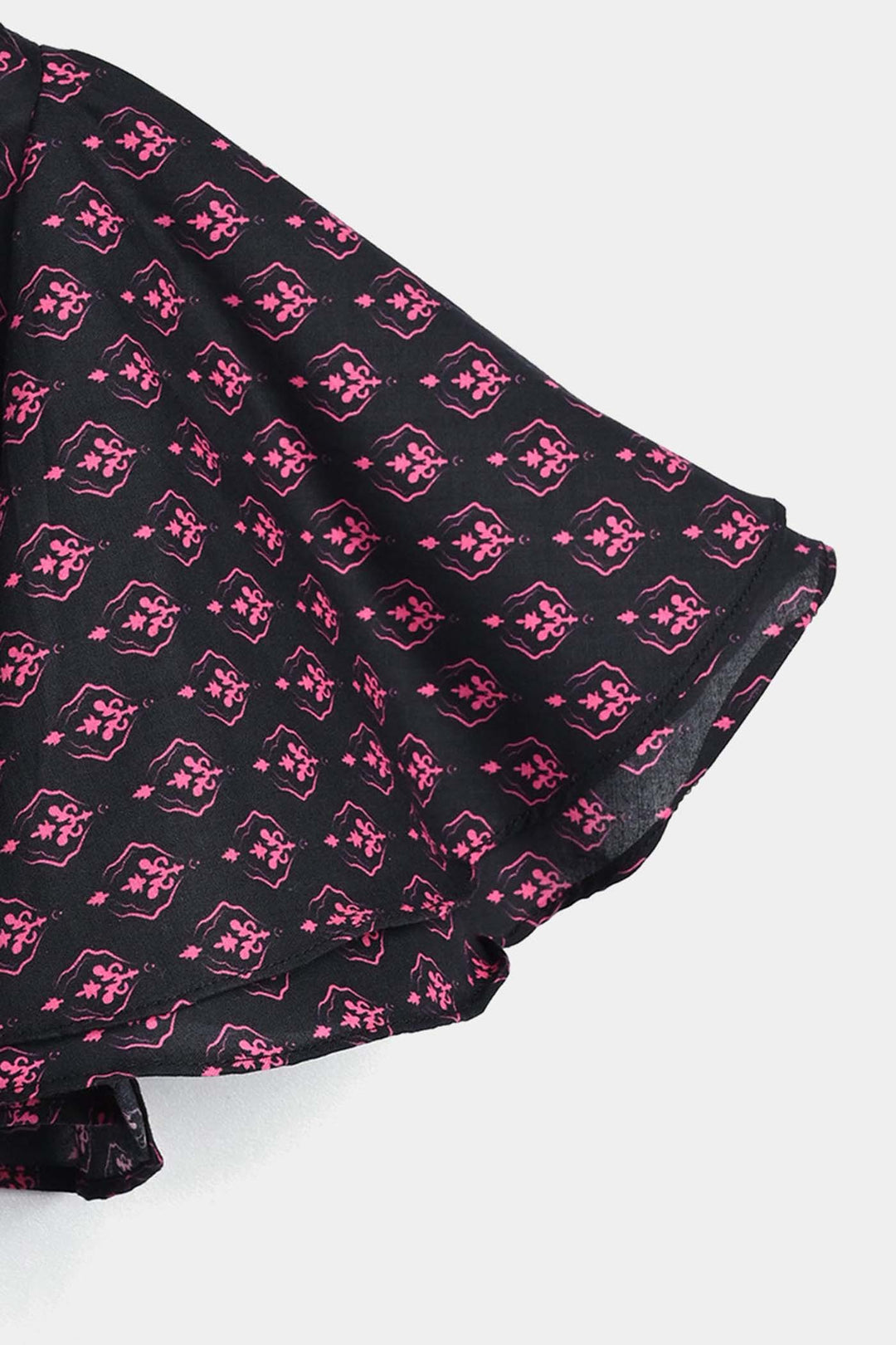 Girls Cotton Poplin Jumpsuit Pink Fauna-Multi