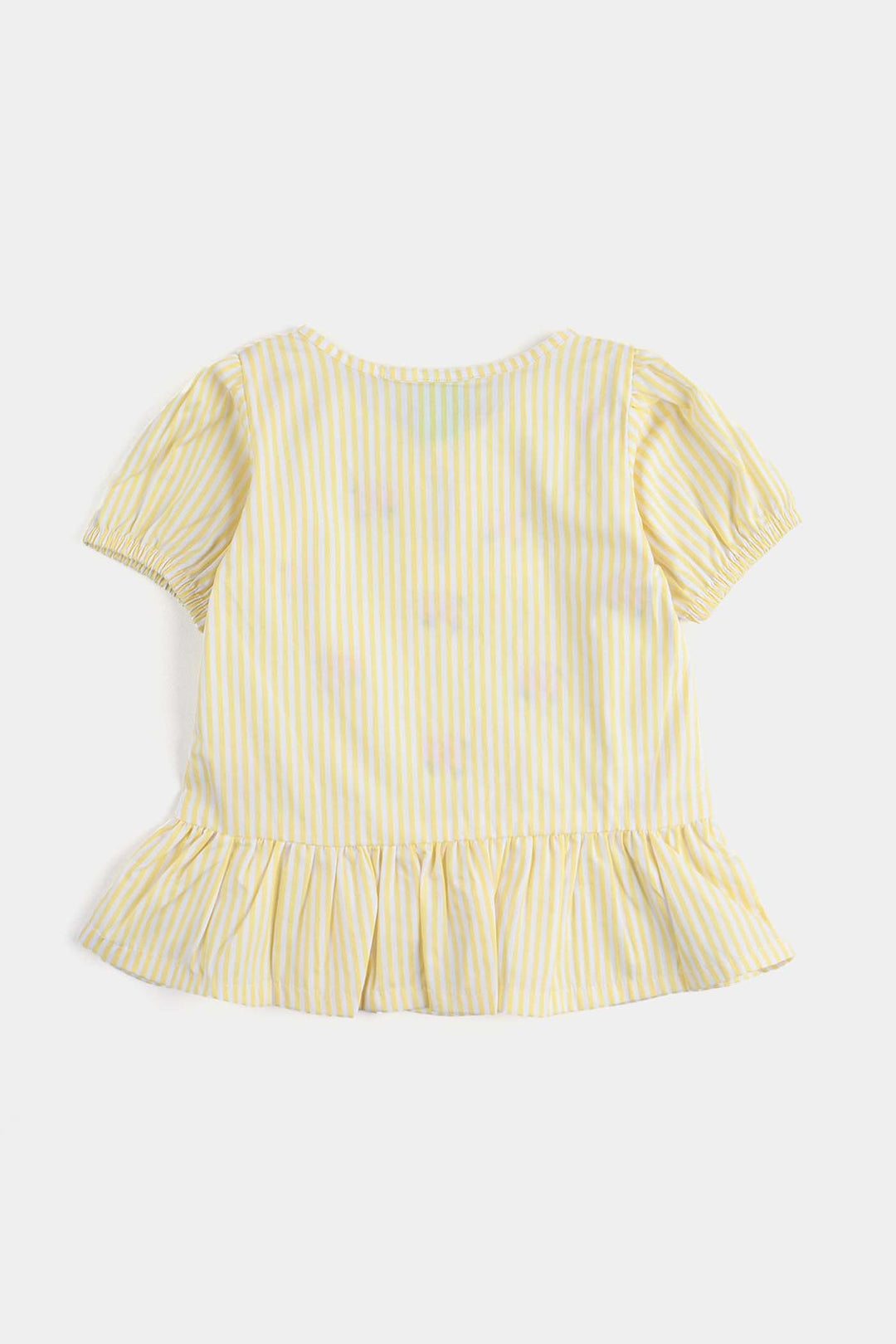 Infant Girls Cotton EMB Top Poppy-Yellow
