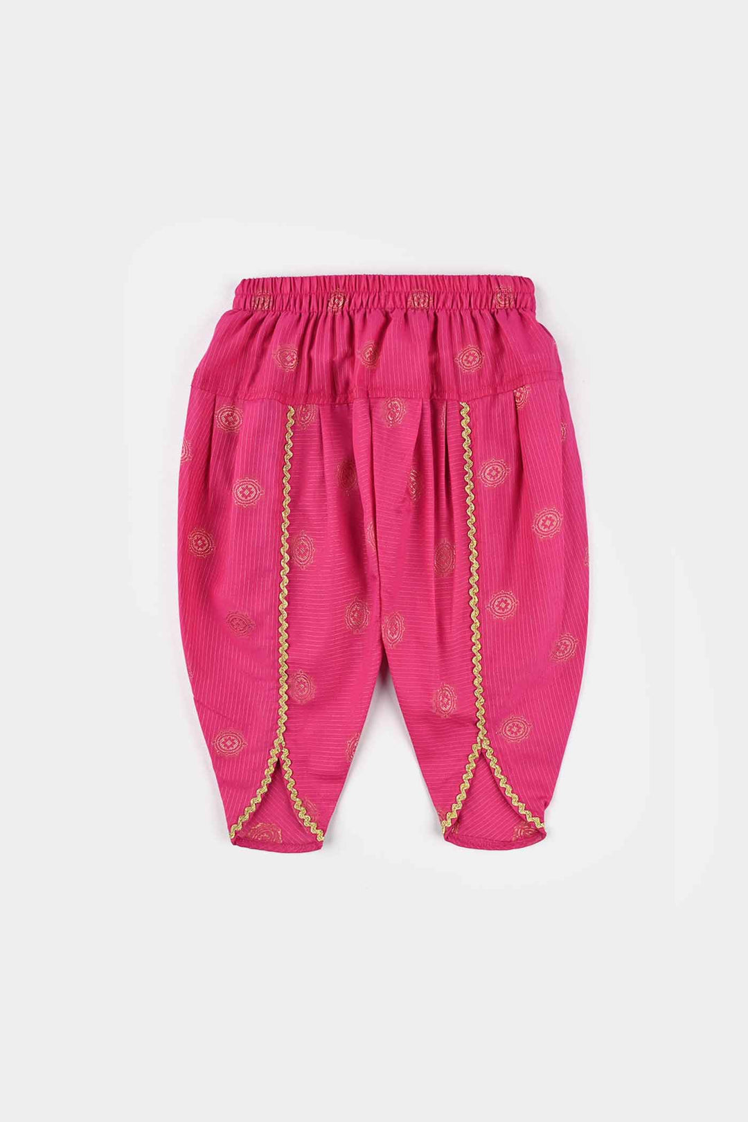 Infant Girls Jacquard Emb 2Pcs Roop-Magenta