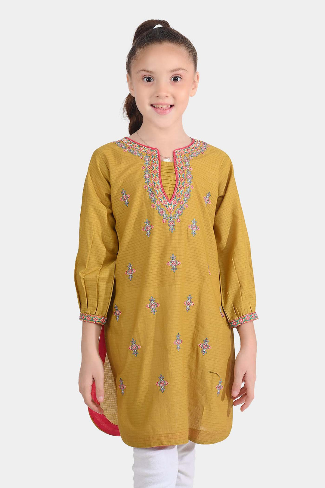 Girls Cotton Emb Kurti Maheru-Dhani