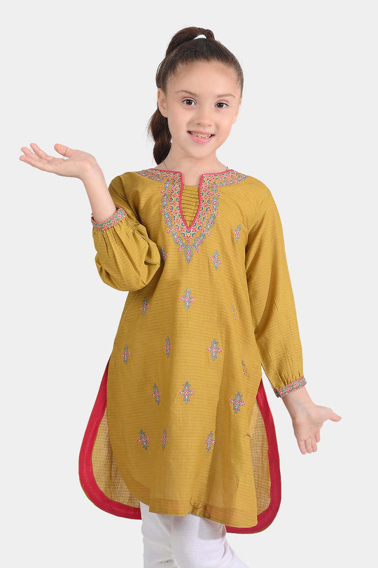 Girls Cotton Emb Kurti Maheru-Dhani