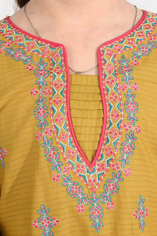 Girls Cotton Emb Kurti Maheru-Dhani