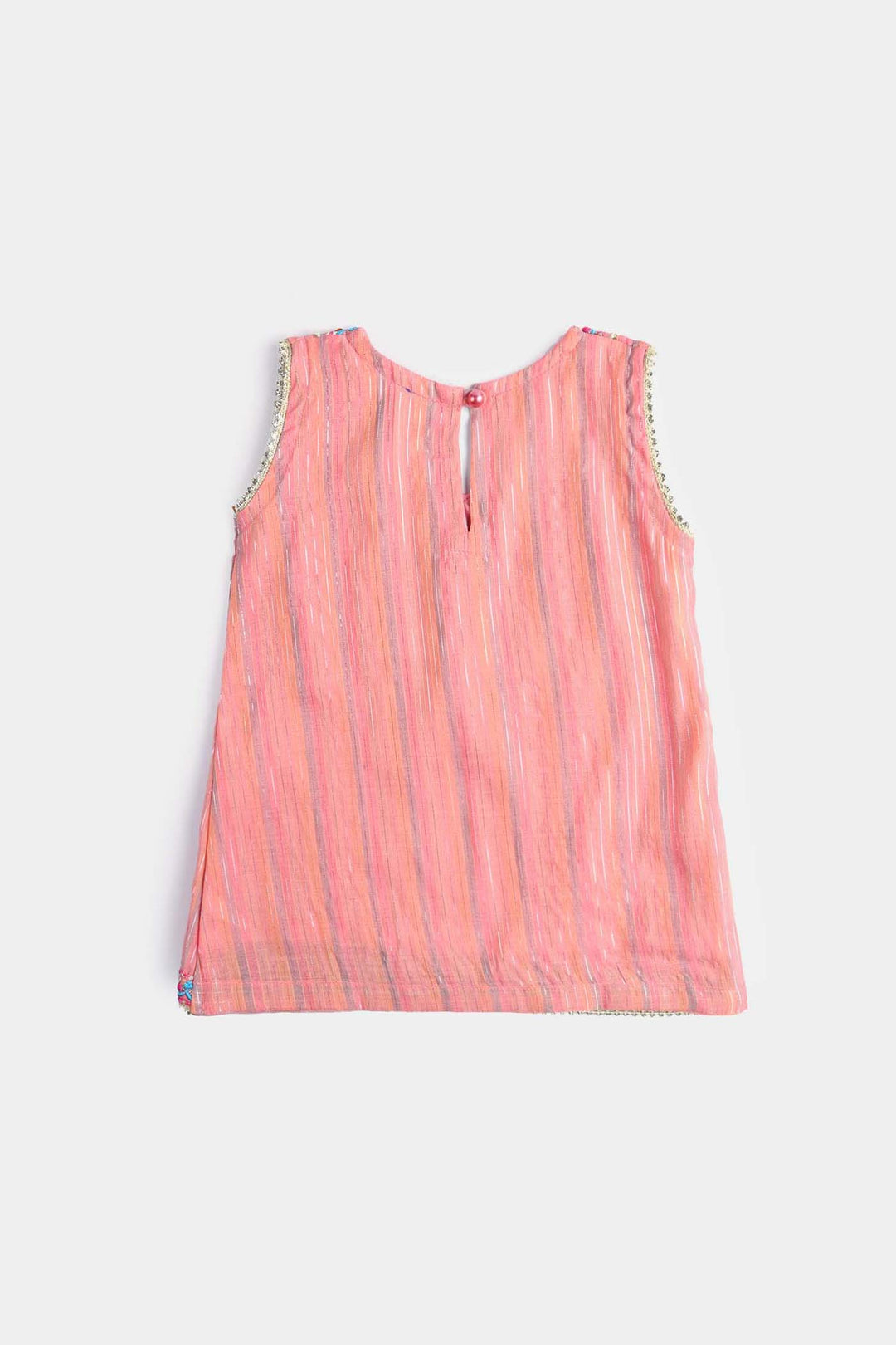 Infant Girls Jacquard 2Pcs Little Blush-Peach