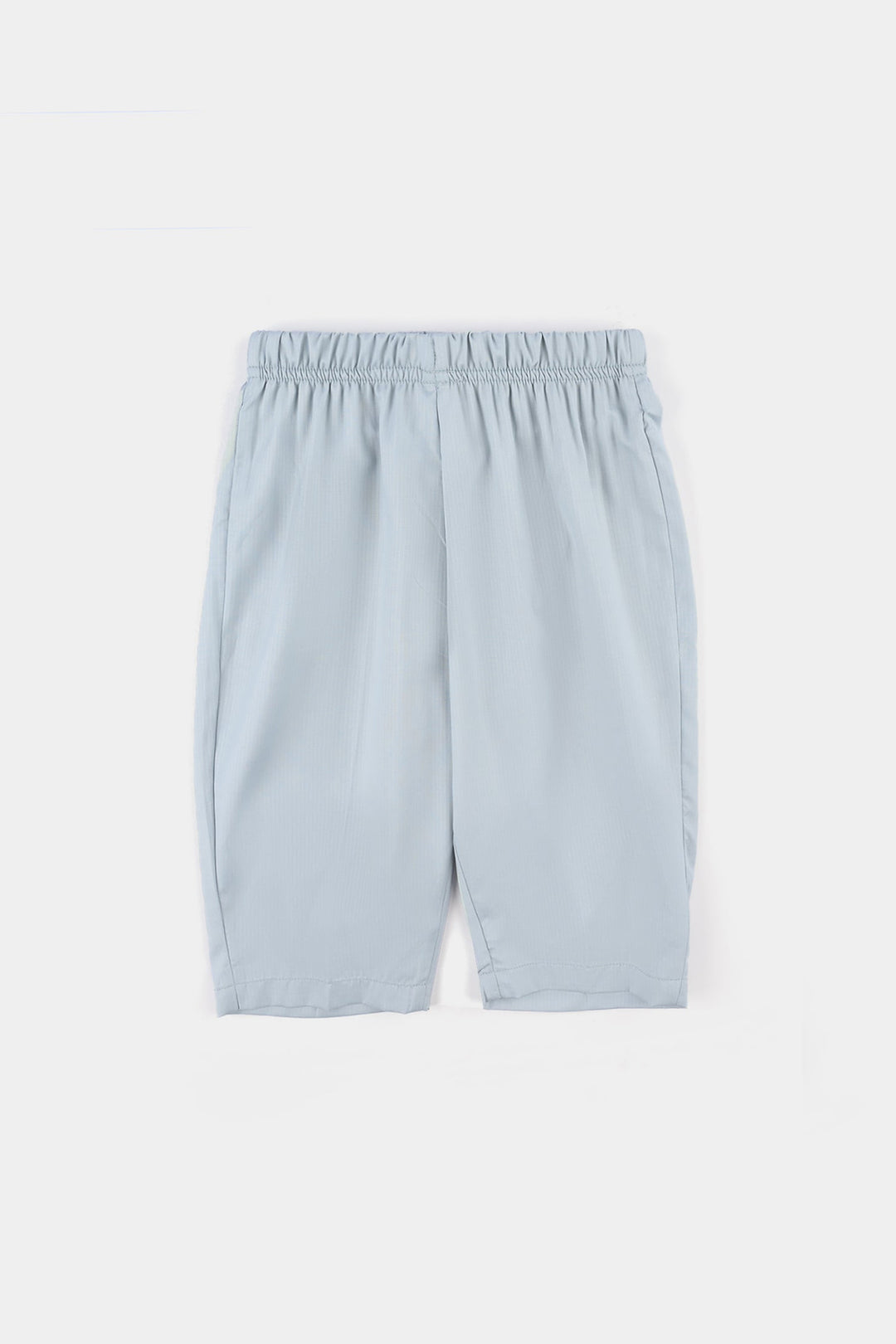 Infant Boys Poly Viscose Kurta Pajama (Lurex Dots)-Sky.Grey