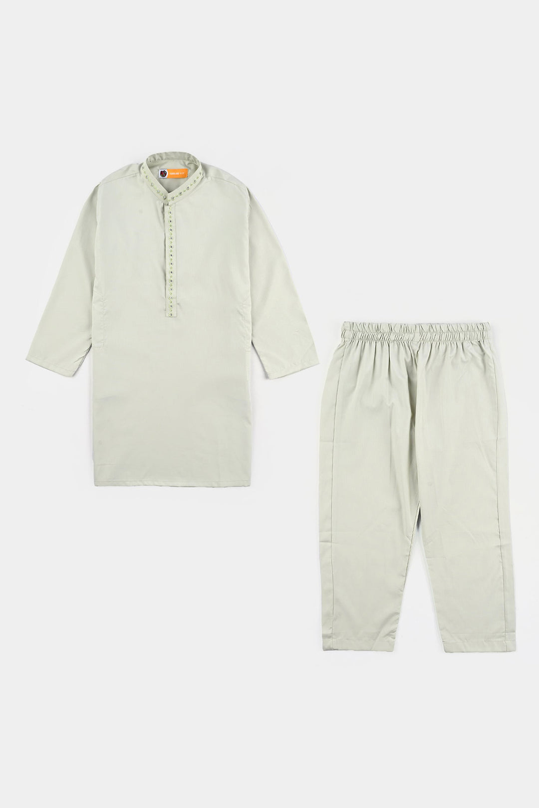 Boys Poly Viscose Kurta Pajama (Lurex Dots)-P.Green